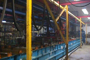 View of Automatic Barrel Zinc Plating Line