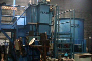 Partial View of Waste Treatment Equipment.